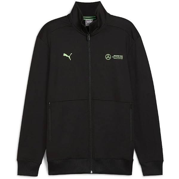 Puma Mercedes AMG Petronas T7 Track Jacket (XX-Large, Puma Black